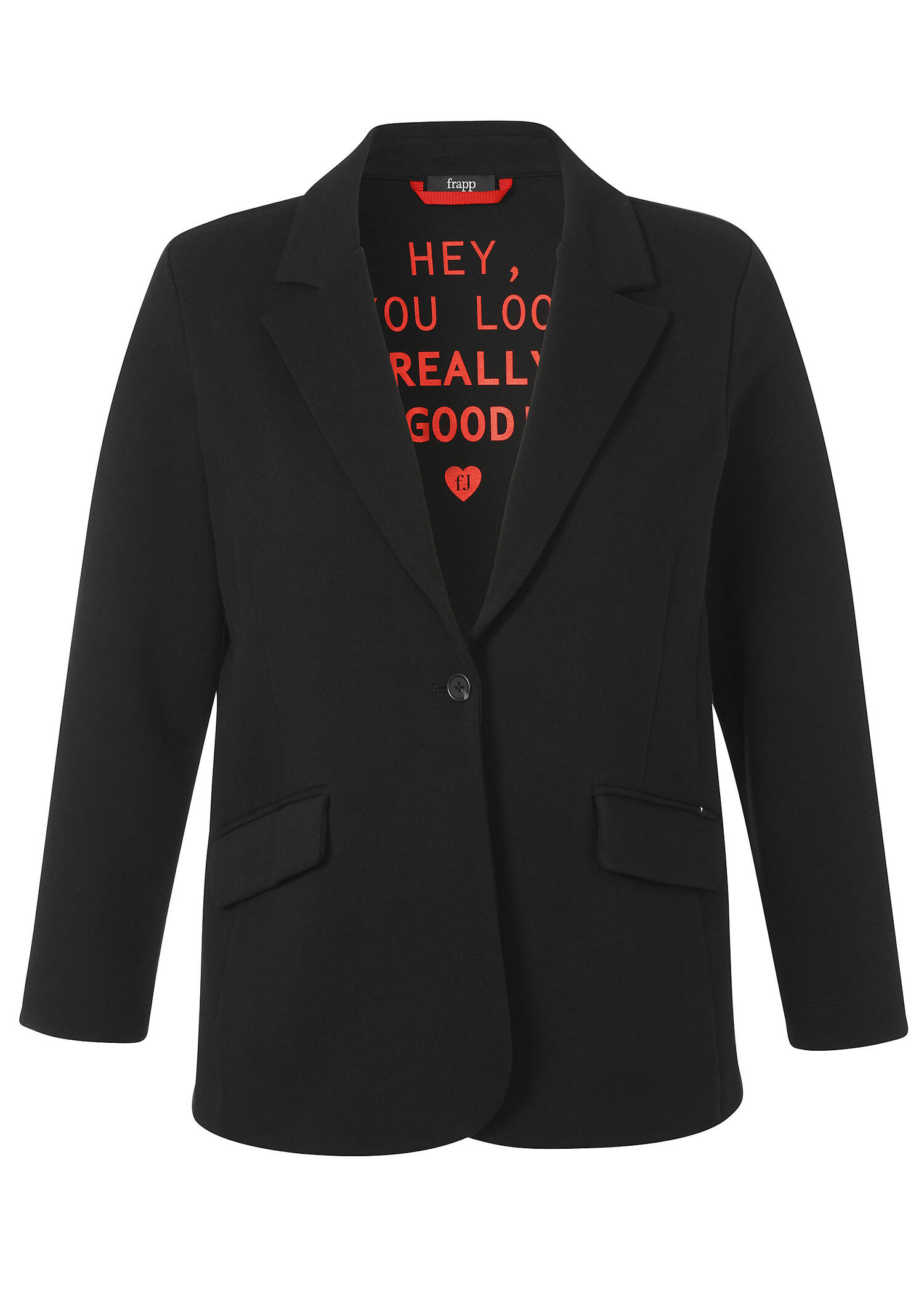 Edel lässige Blazer-Jacke mit Revers /