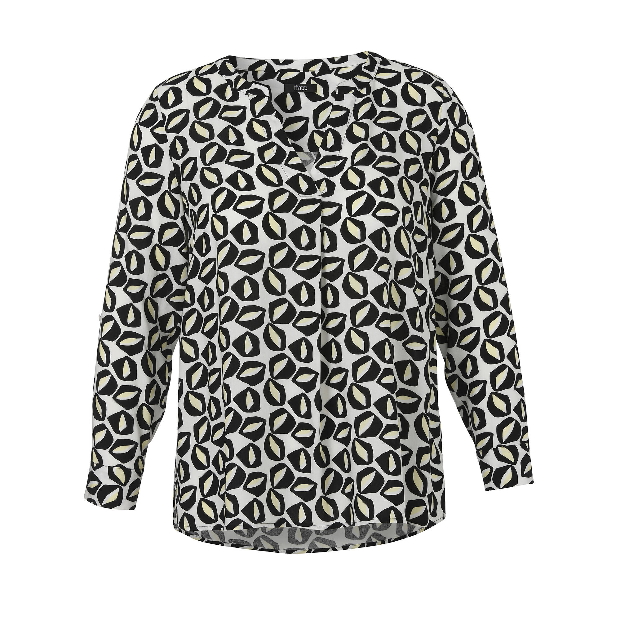 Viskose Schlupfbluse mit Allover-Print