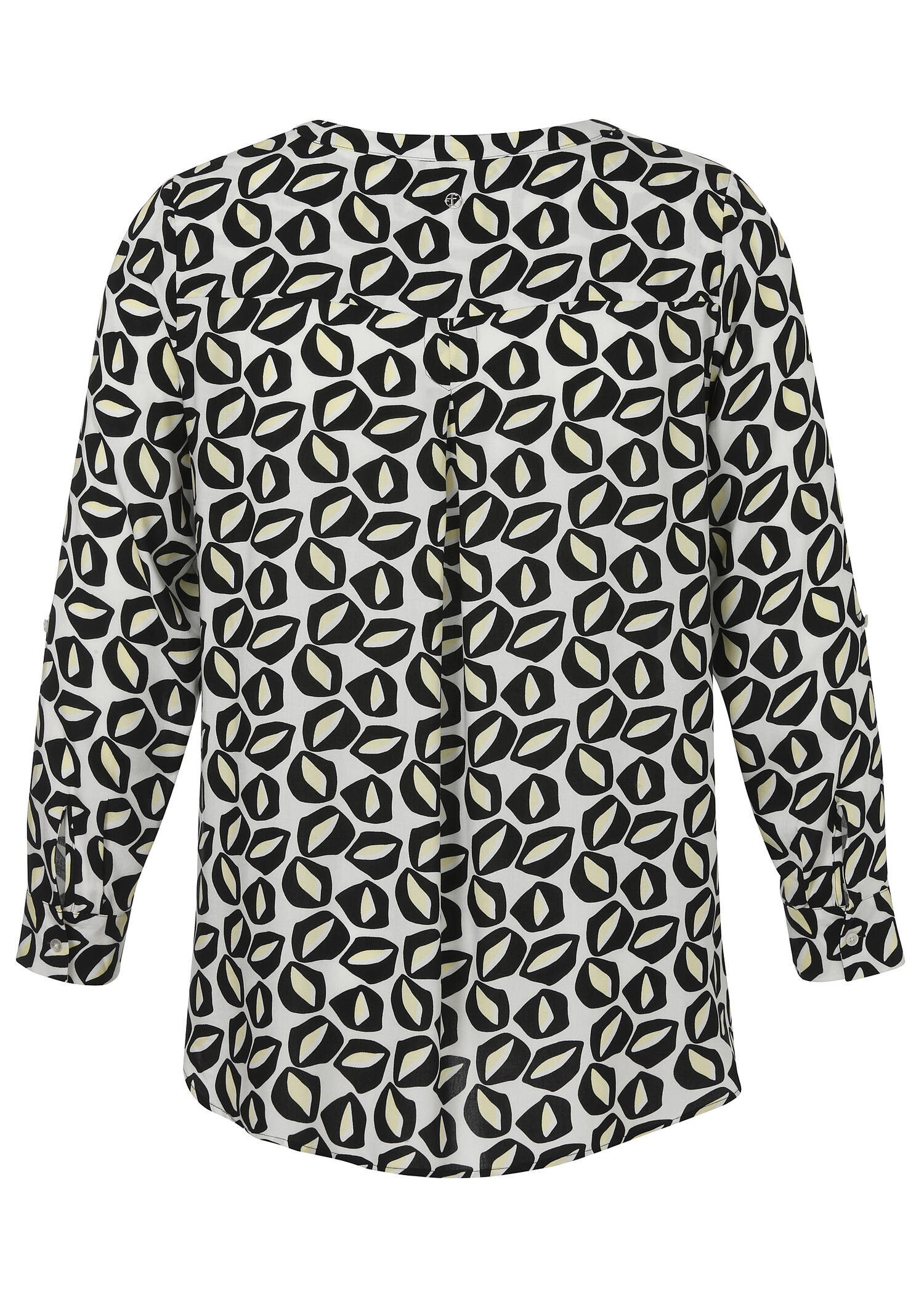 Viskose Schlupfbluse mit Allover-Print / 