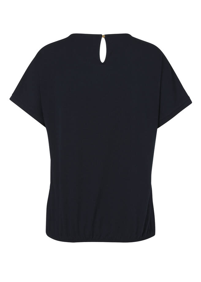 Softes Baumwoll-Jersey Print-Shirt Navy / White / 
