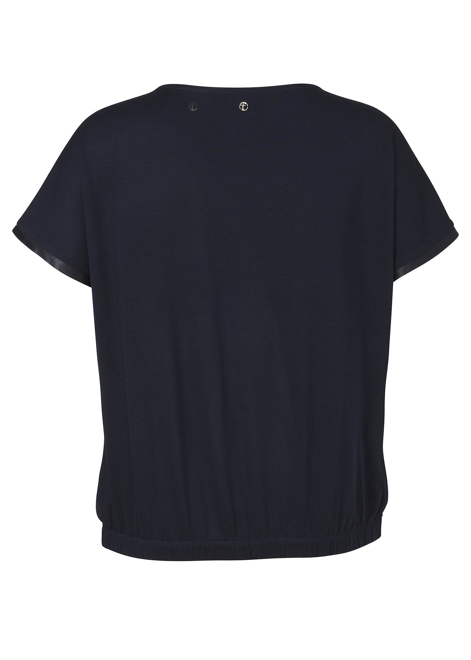 Sommerliche Viskose-Bluse mit überschnittenen Schultern /