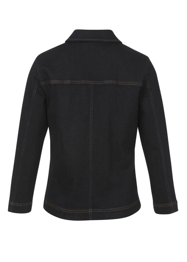 Stretch Jeansjacke im Raw Denim Look / 