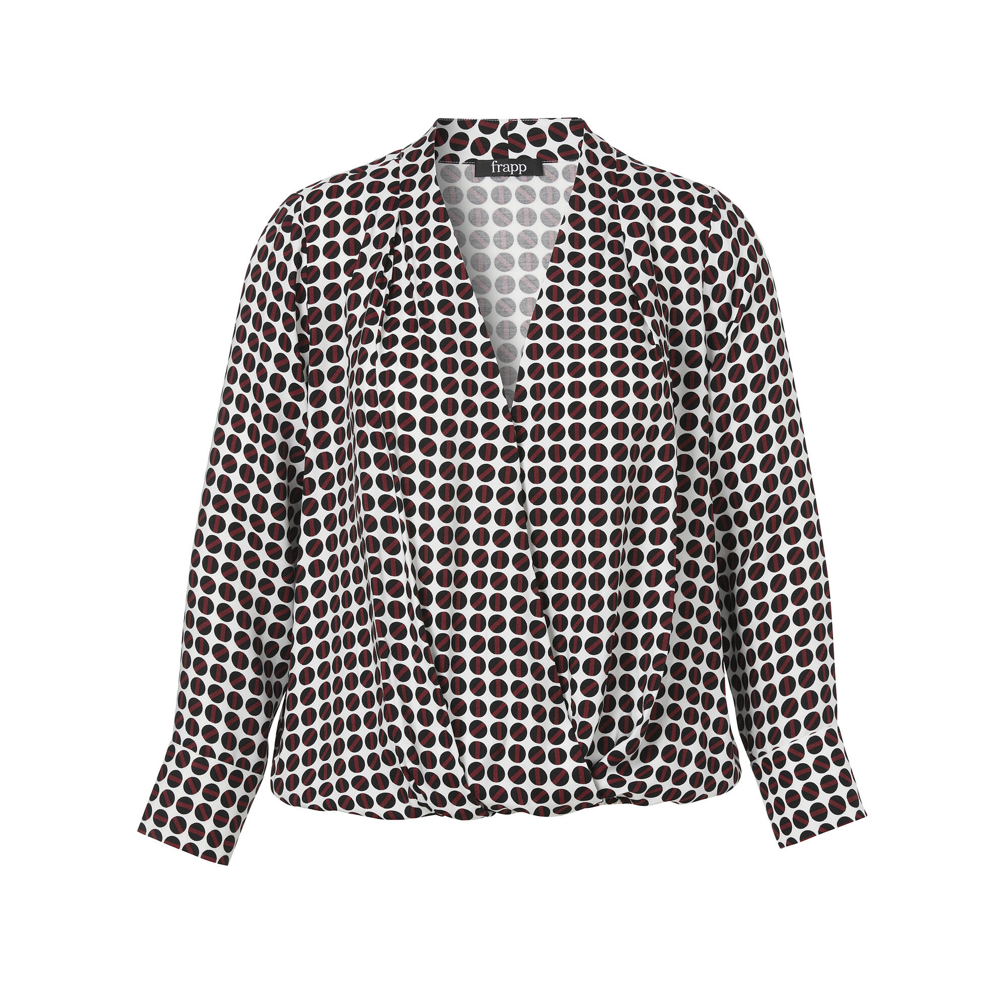 Zarte Viskose-Print Bluse im Blouson-Style Zarte Viskose-Print Bluse im Blouson-Style