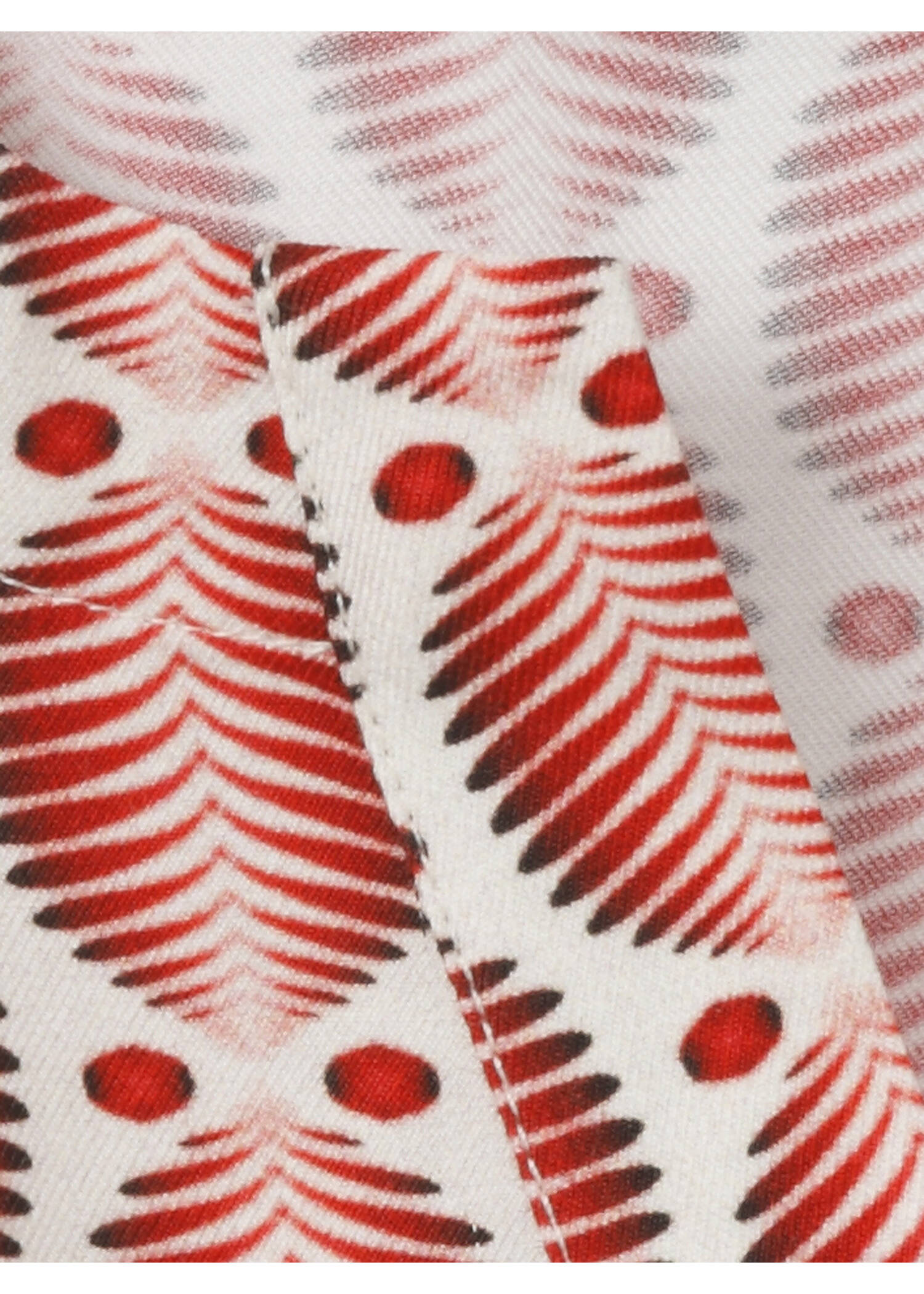 Print-Viskose-Bluse im Blouson-Style / 