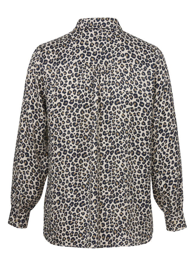 Zarte Viskosebluse Modern Leo / 