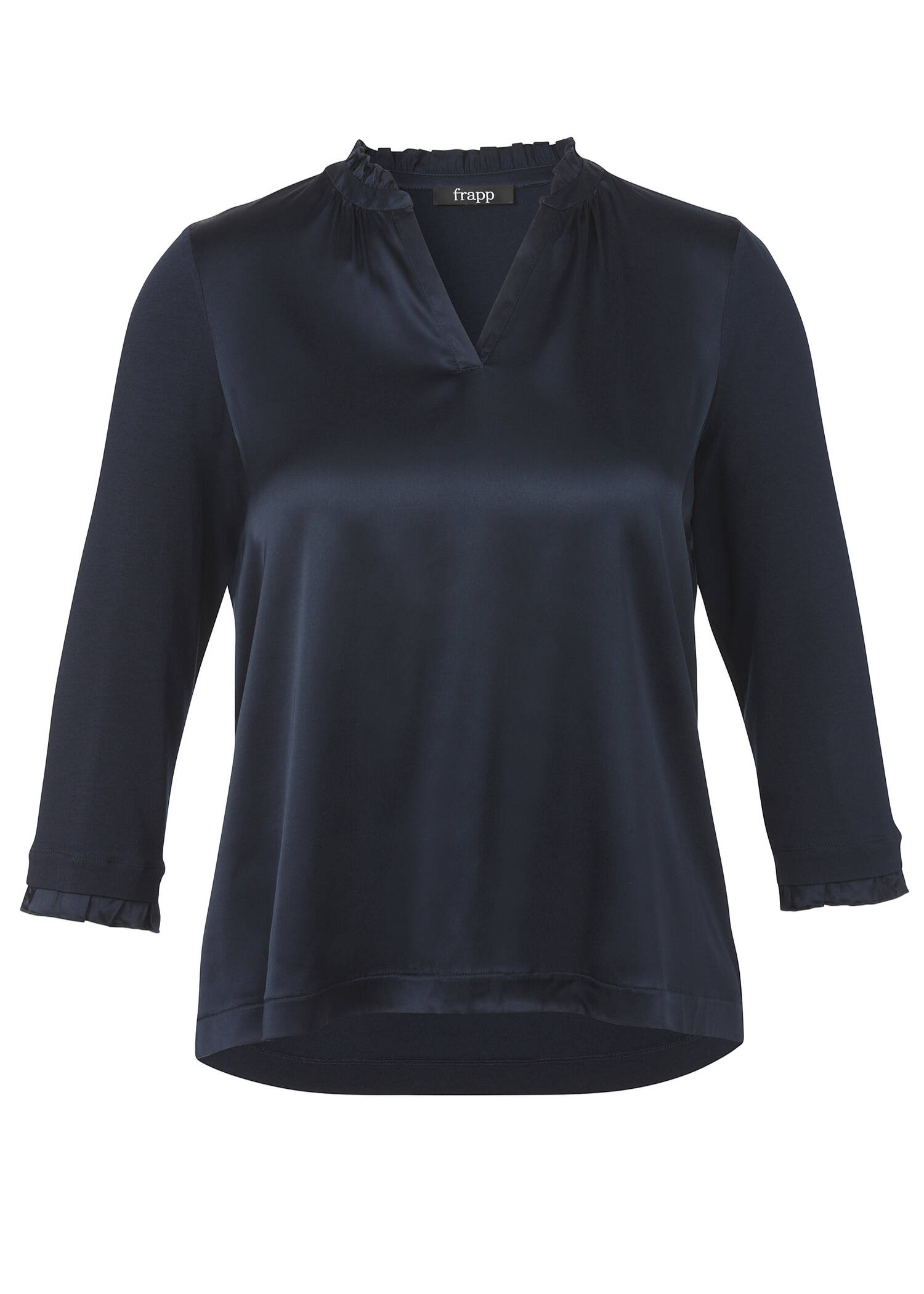 Feminines 3/4-Arm Blusenshirt /