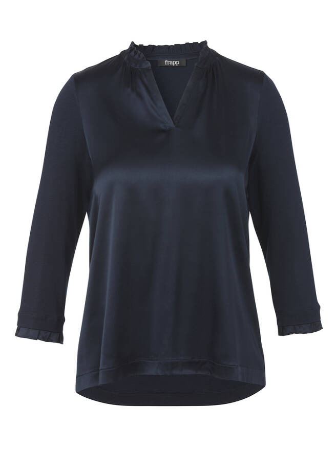 Feminines 3/4-Arm Blusenshirt / 