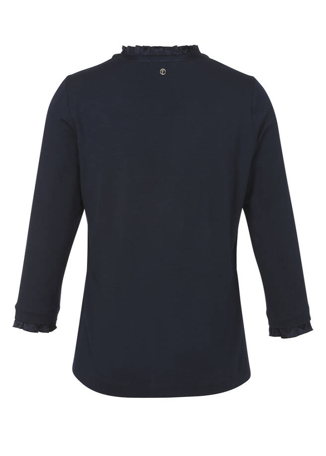 Feminines 3/4-Arm Blusenshirt / 