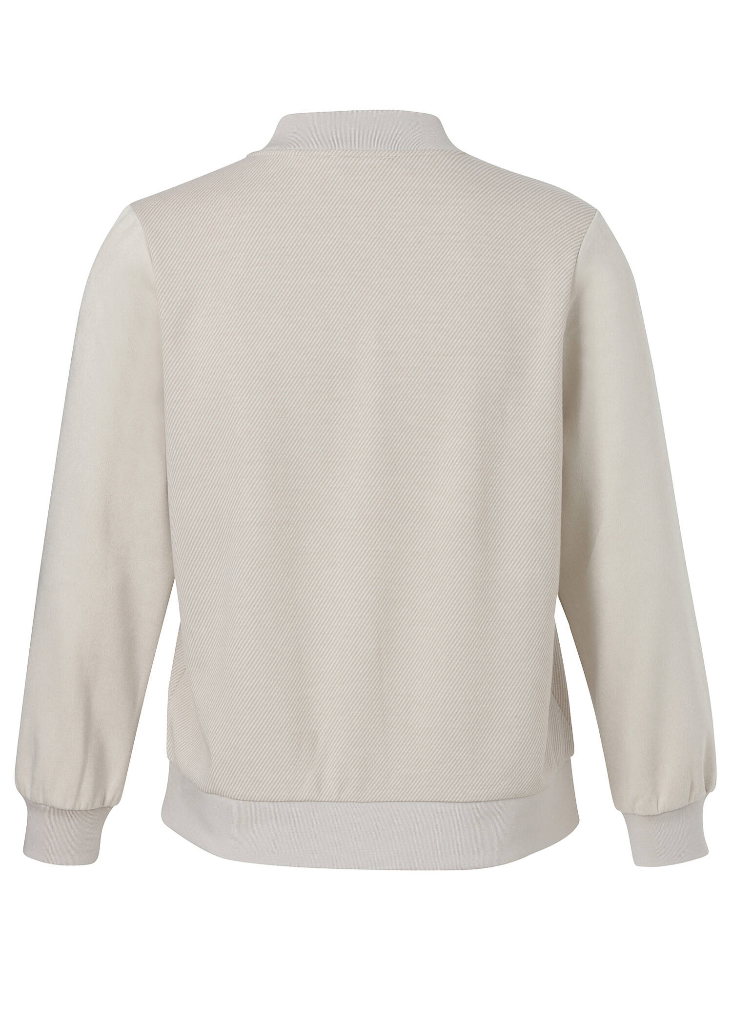 Sandfarbene Blouson-Jacke /