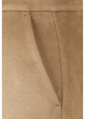 Schlupfhose in Veloursleder-Optik / 