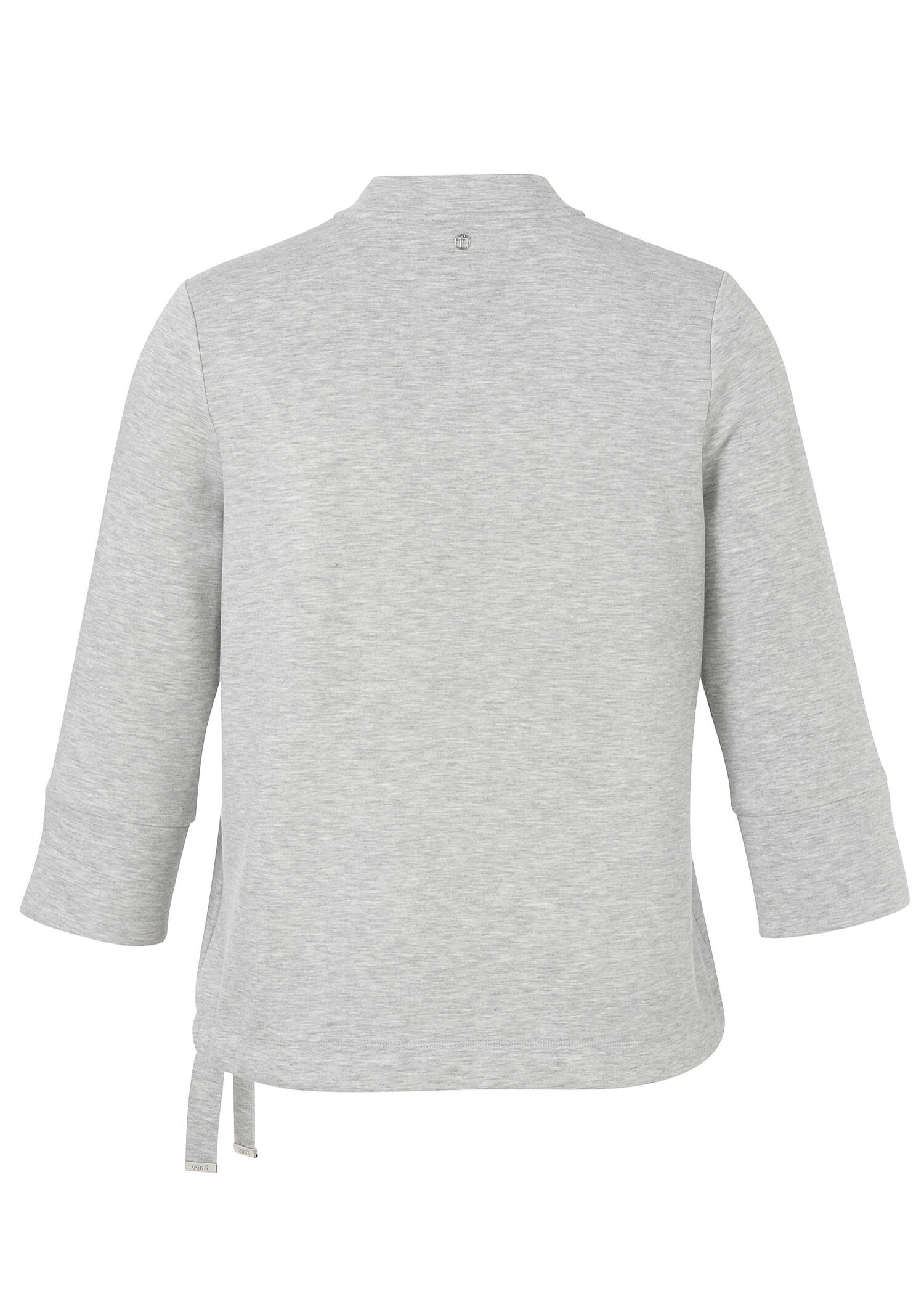 3/4-Arm Sweatshirt Silber-Melange /