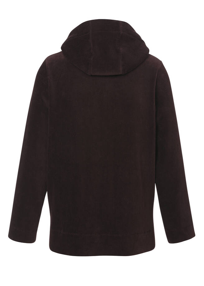 Trendy Cord Kapuzen-Sweatshirt / 
