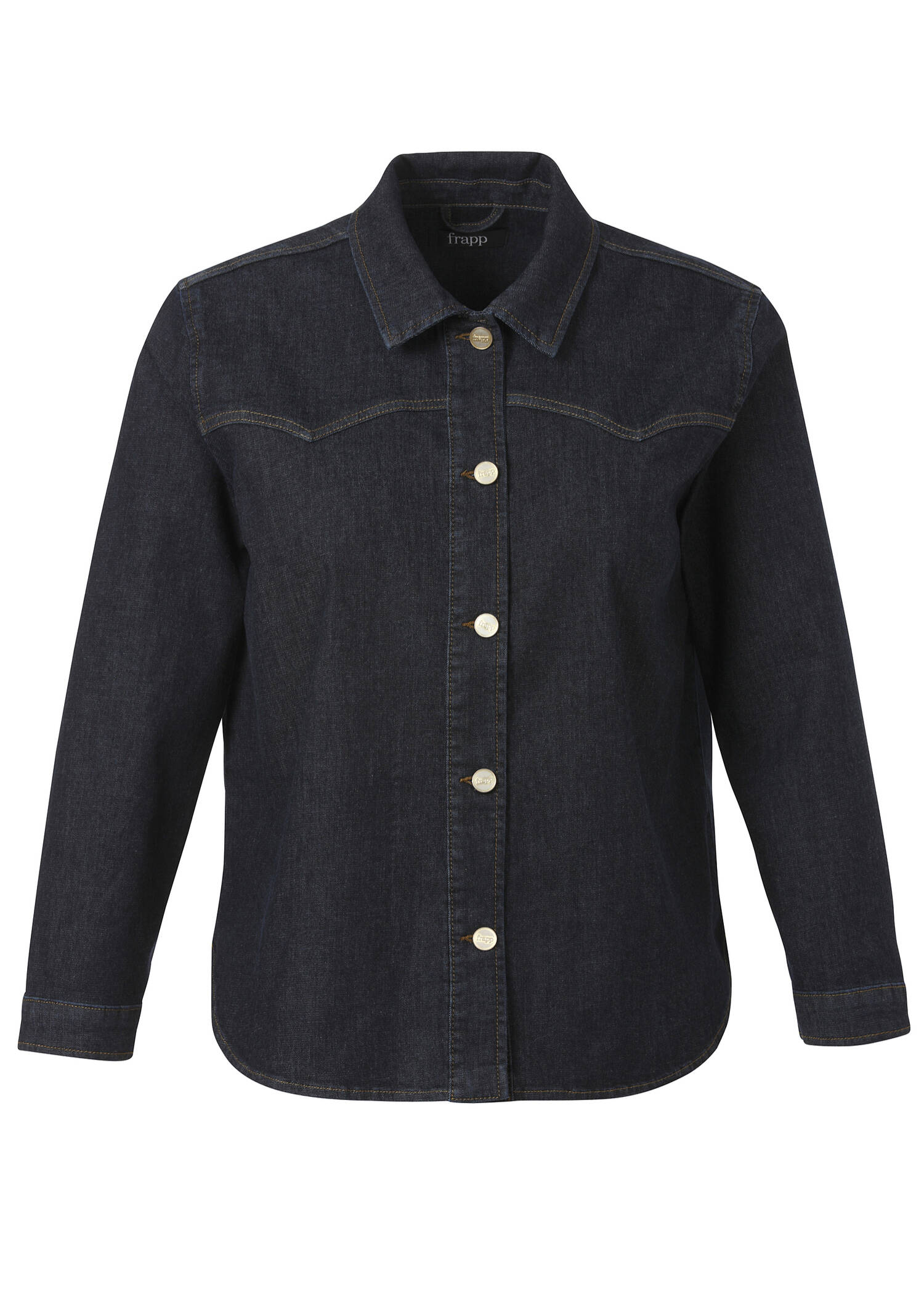 Edel Trendy Jeansjacke im Raw Blue Denim Look / 