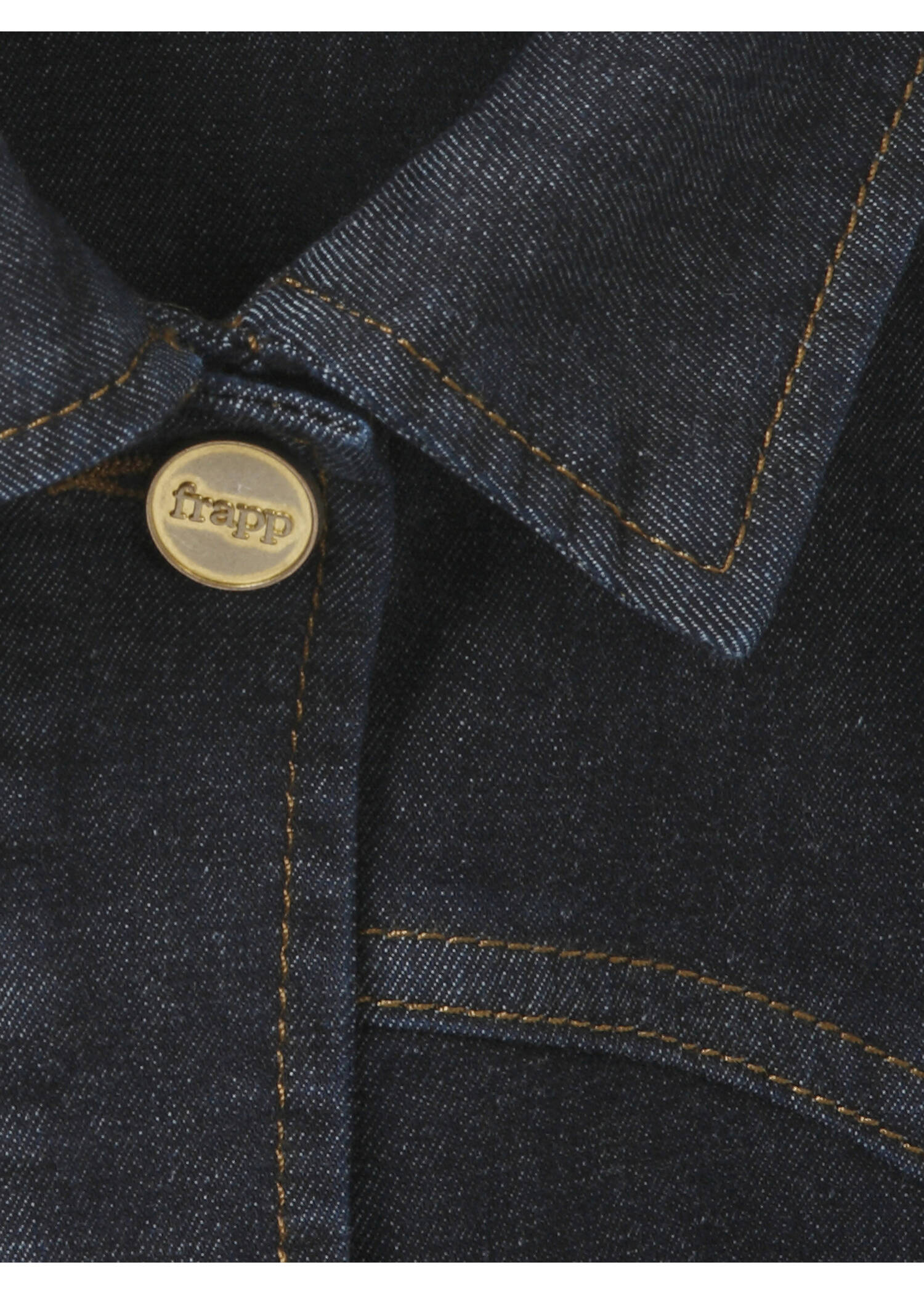 Edel Trendy Jeansjacke im Raw Blue Denim Look / 