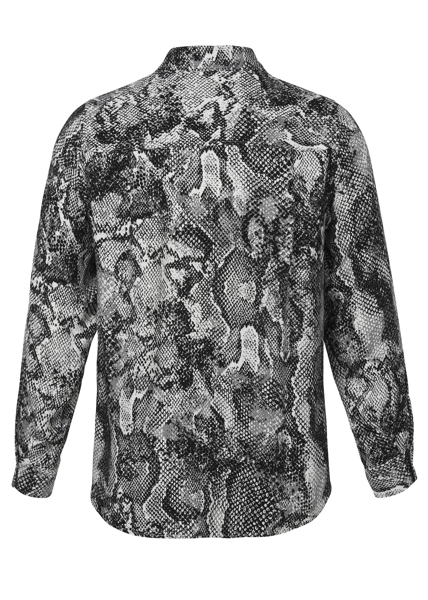 Trendy Hemdbluse Snake-Print /