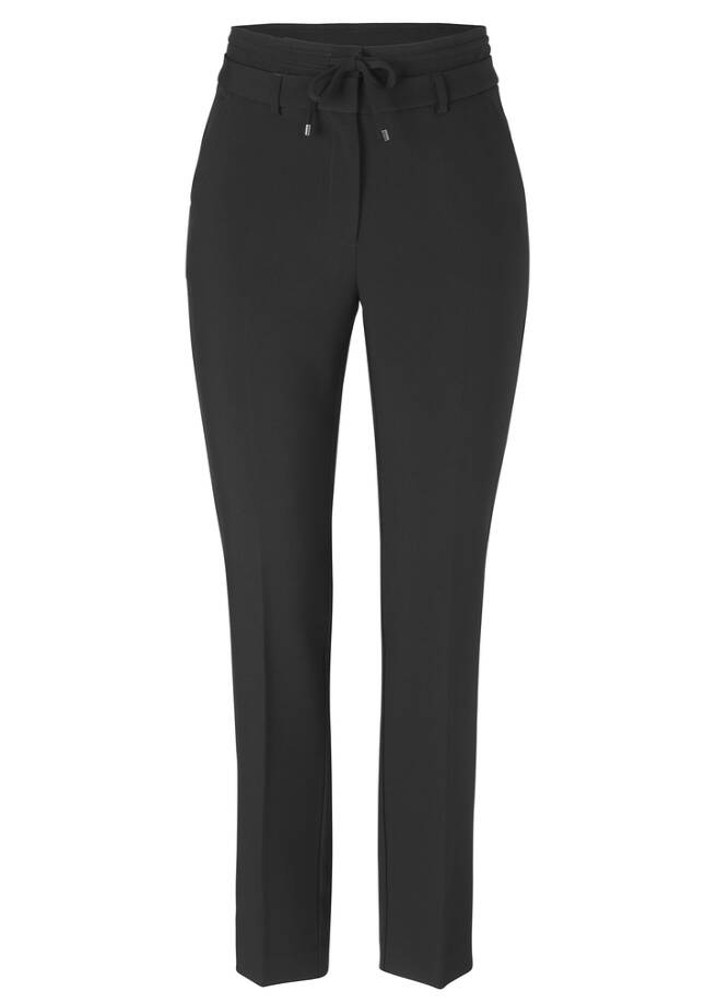 Edle Kombihose, gerade Beine / 