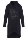 Long-Sweatshirt / kurzes Sweatkleid / 