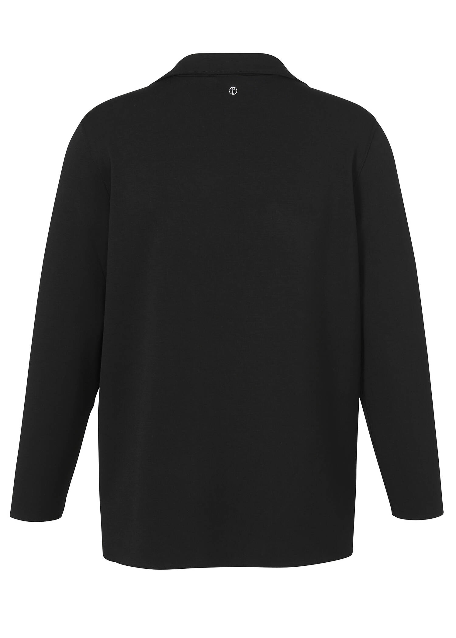 Topmodischer Sweat-Blazer Schwarz / 