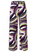 Topmodische Printhose, weite Beine / 
