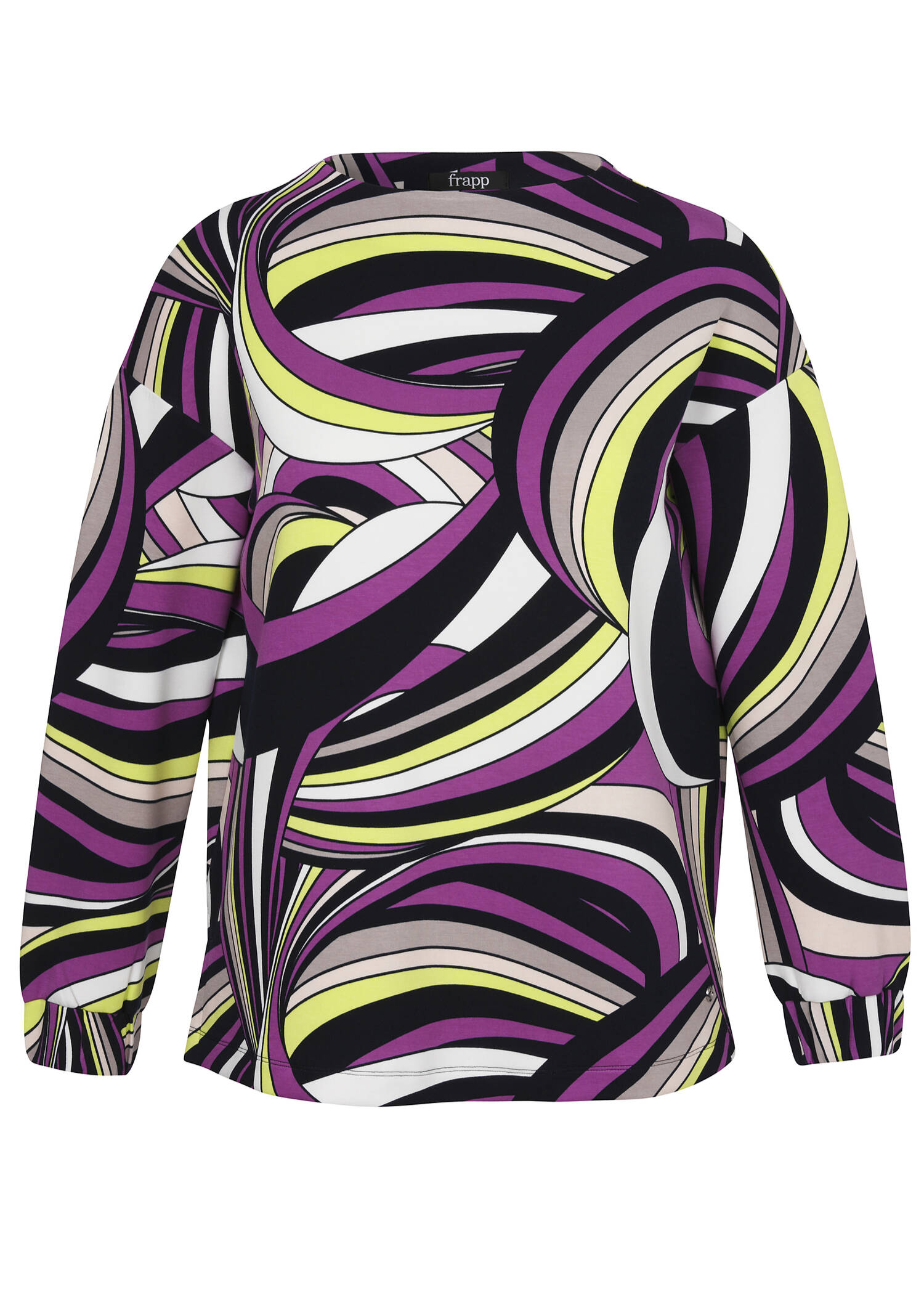 Topmodisches Print Sweatshirt / 