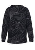 Topmodisches Print Sweatshirt / 