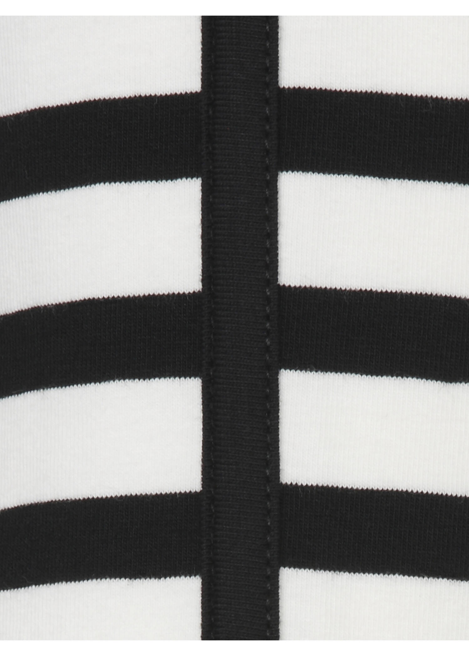 3/4-Arm Ringelshirt Black & White /