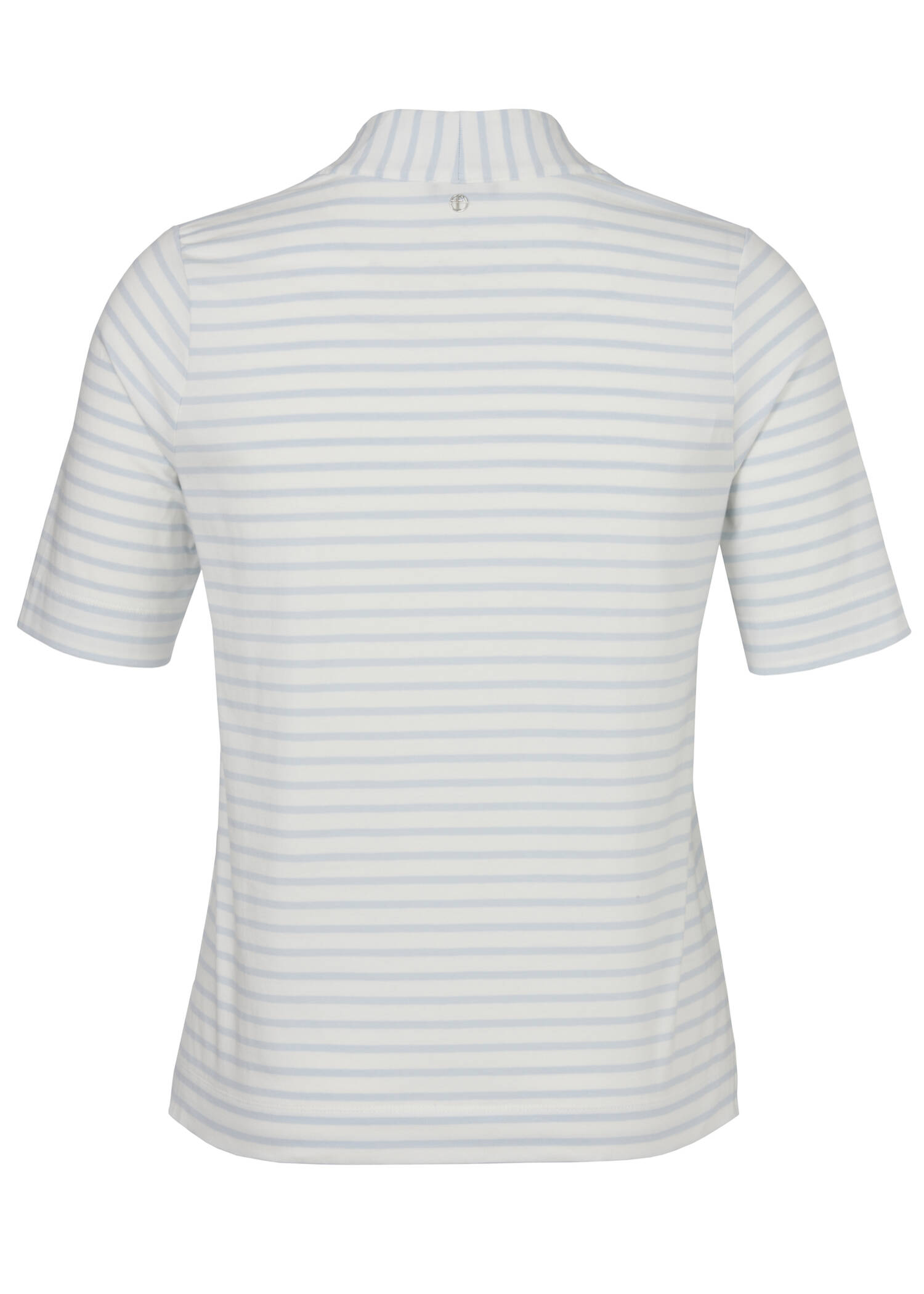 Softes Baumwoll-Jersey-Shirt mit Kelchkragen /