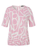 Chices Print-Shirt mit Gummizugsaum / 