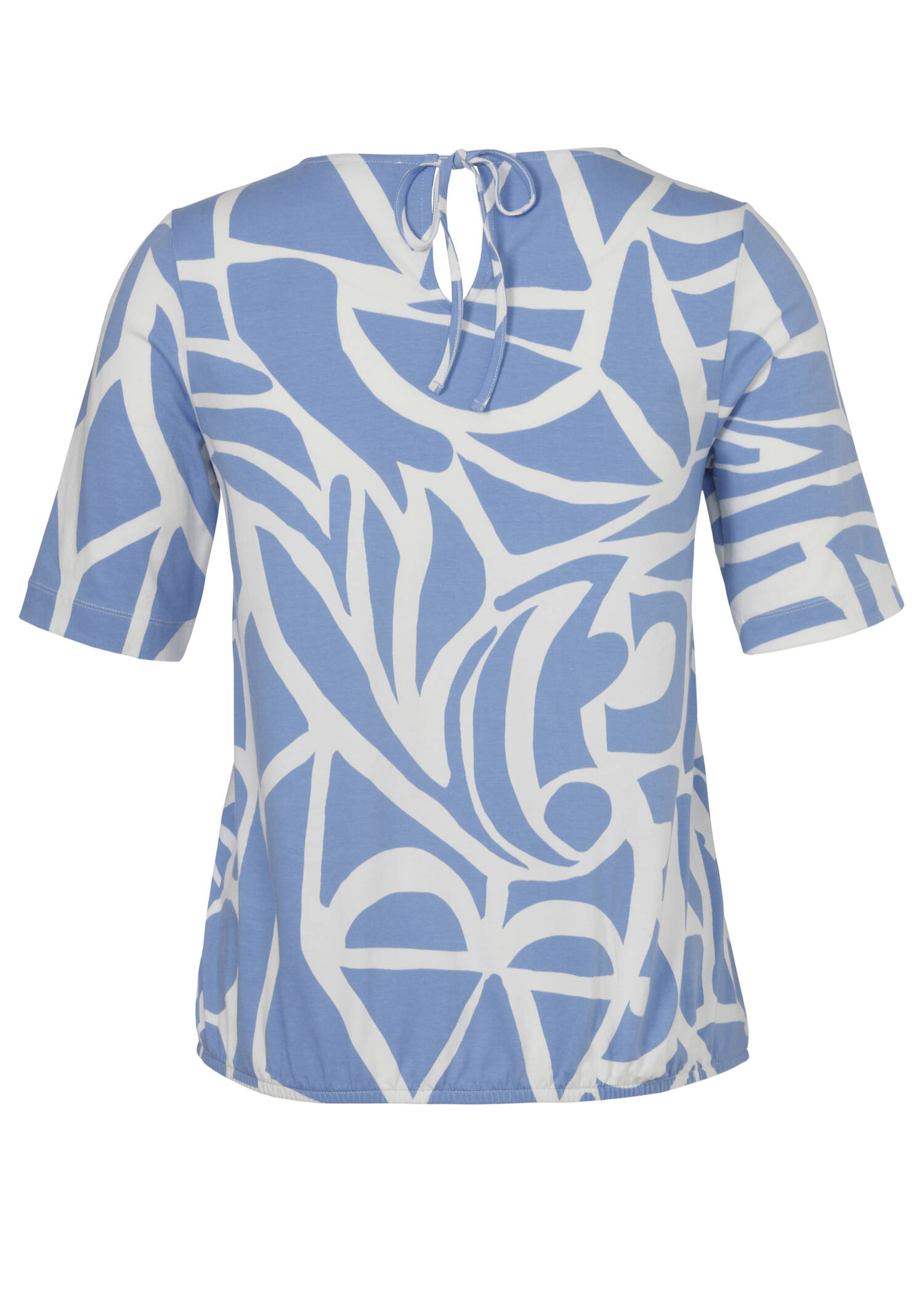 Chices Print-Shirt mit Gummizugsaum / 