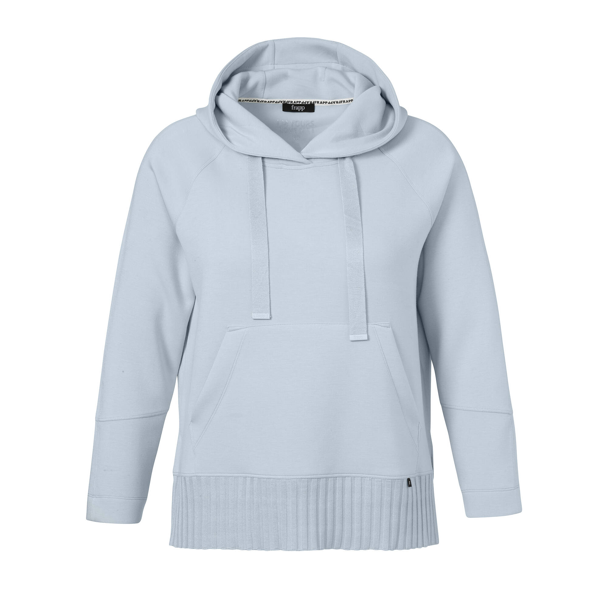 Softes Sweatshirt mit Strickbund