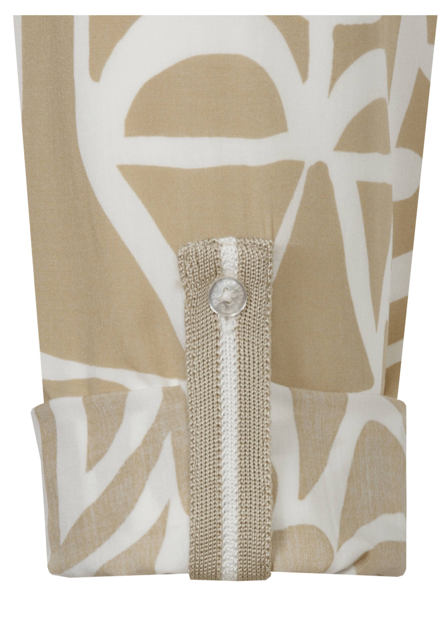 Zarte Viskose-Tunika mit Print Bicolor / 