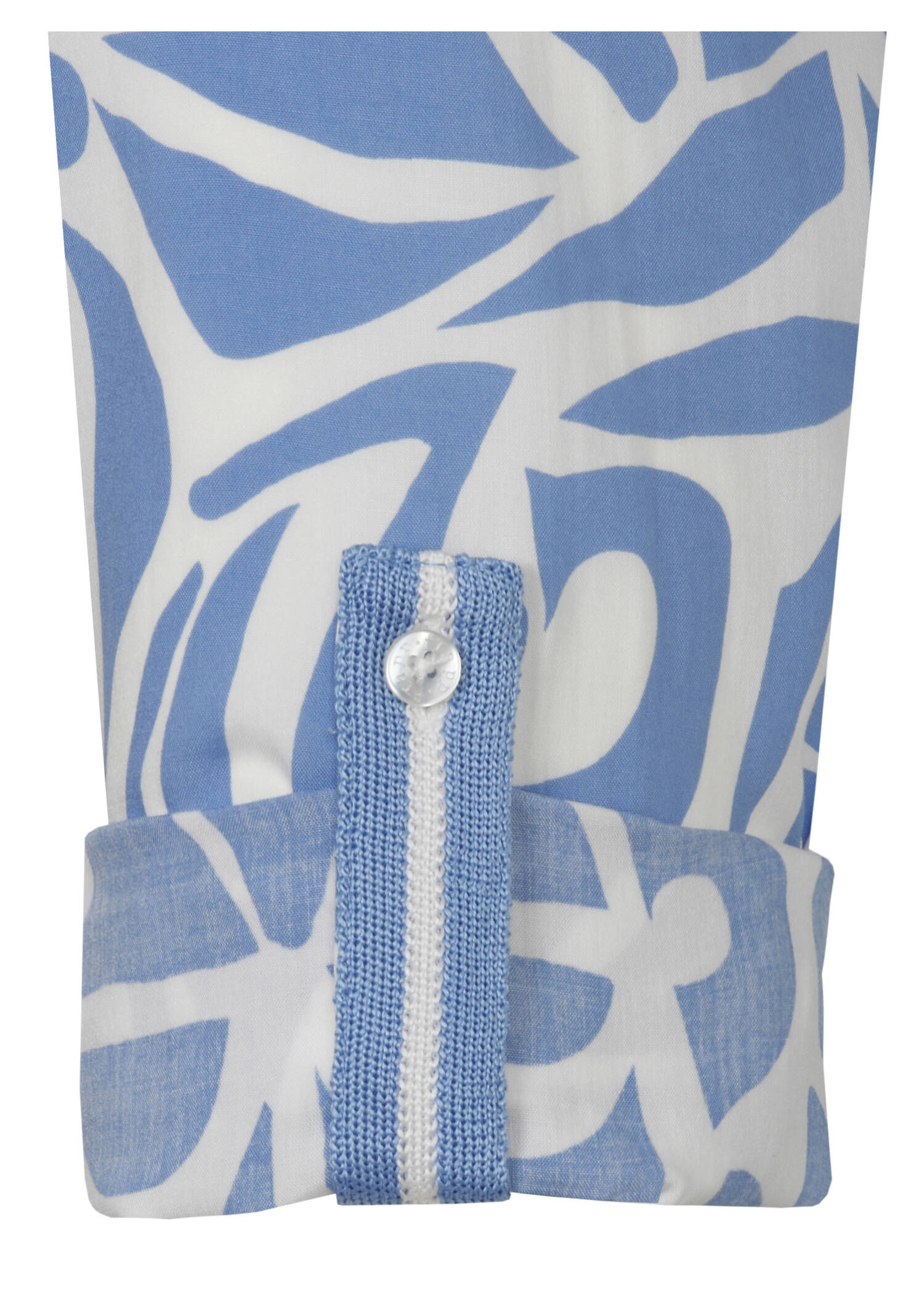 Zarte Viskose-Tunika mit Print Bicolor /