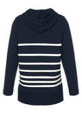 Gestreiftes Sweatshirt Hoodie /