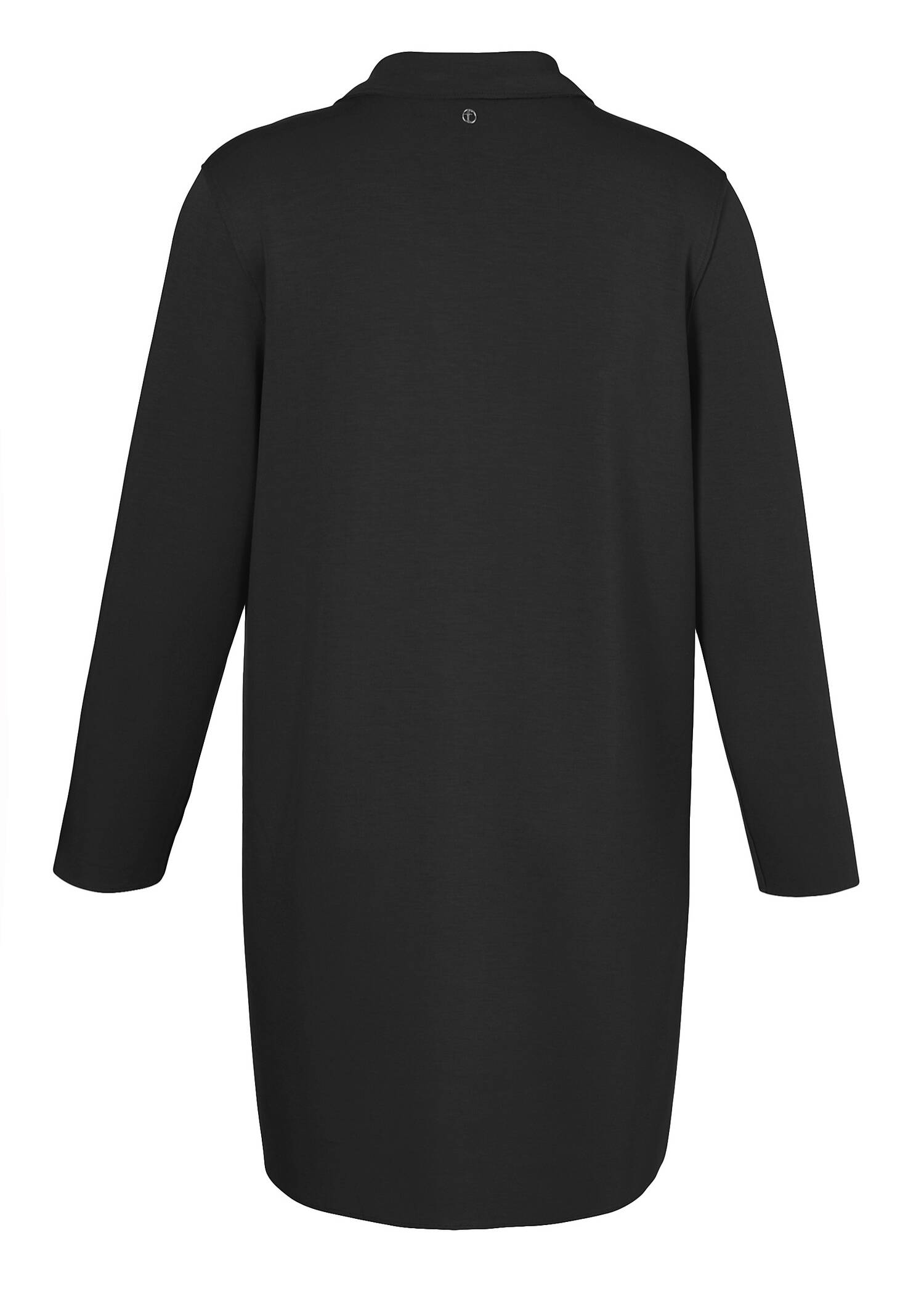 Topmodischer Sweat-Mantel mit Revers /