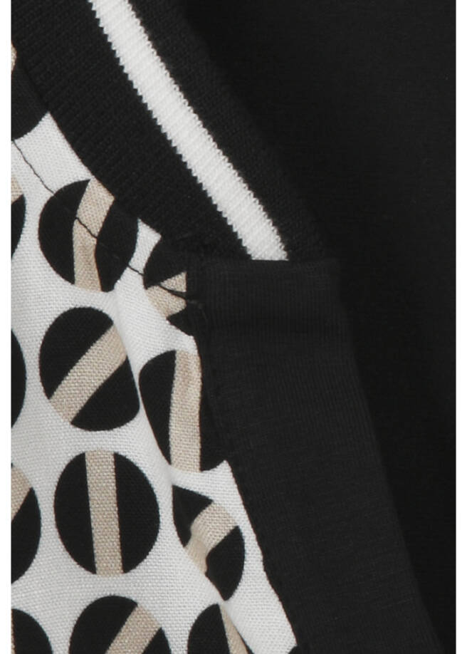 Softes Jersey Shirt mit Blusen-Front / 