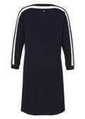 Sweatkleid Navy im leichten A-Schnitt / 