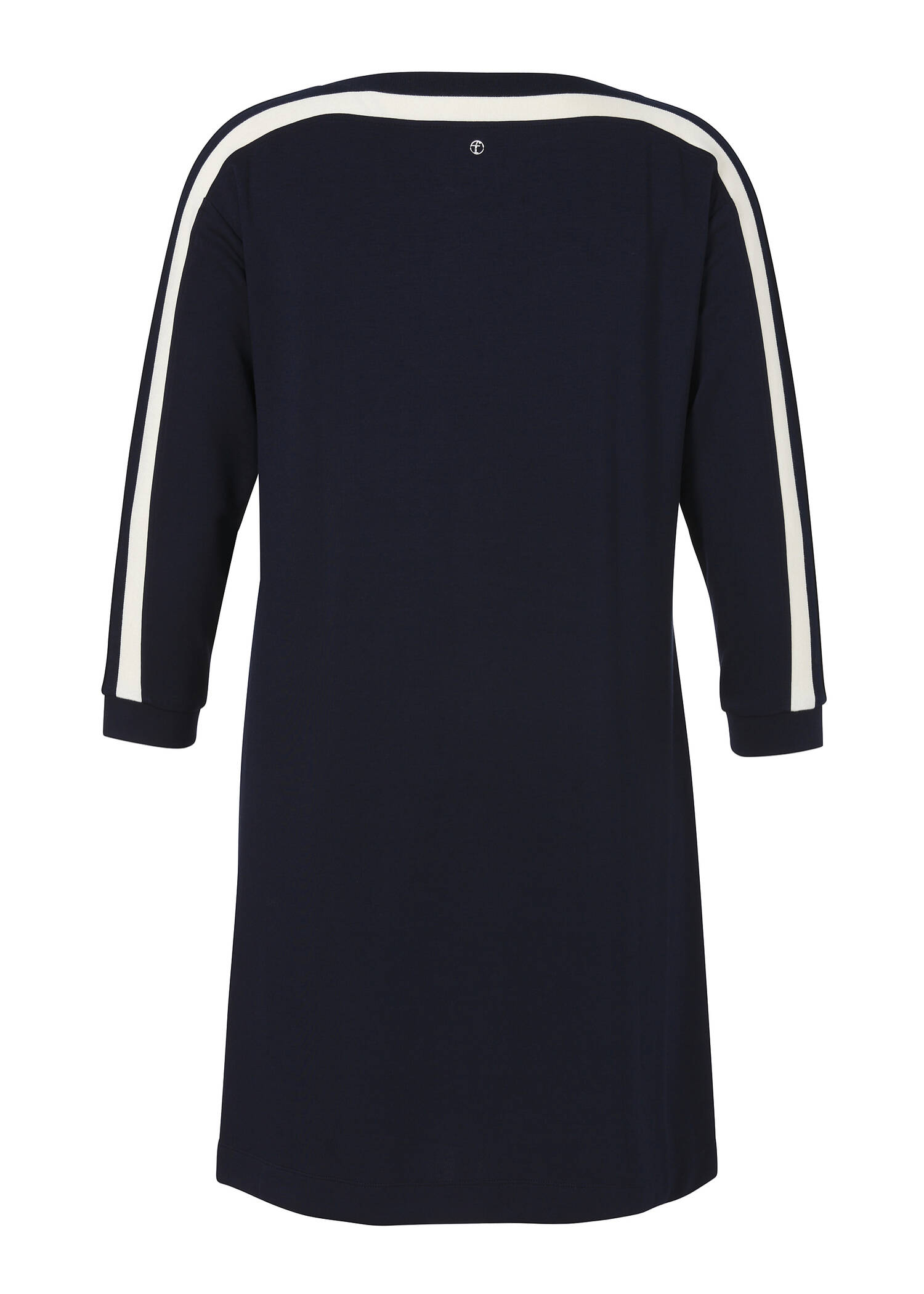 Sweatkleid Navy im leichten A-Schnitt / 