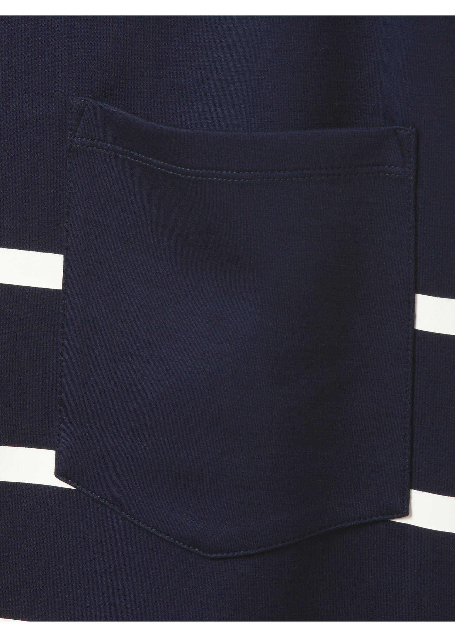 Exklusives Sweatshirt mit Streifenmuster und Tasche / 