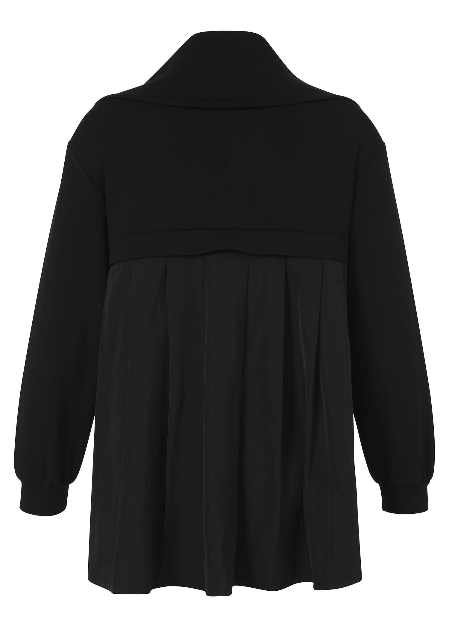 Softe Scuba Sweatjacke mit Zipper / 