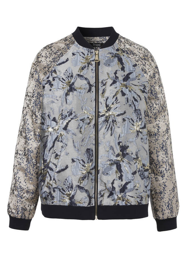 Exklusiver Blouson Celebrations navy multicolor Frontansicht