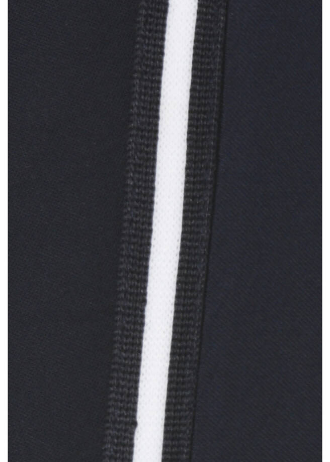 Blusenshirt mit Gummizugsaum Marine / 