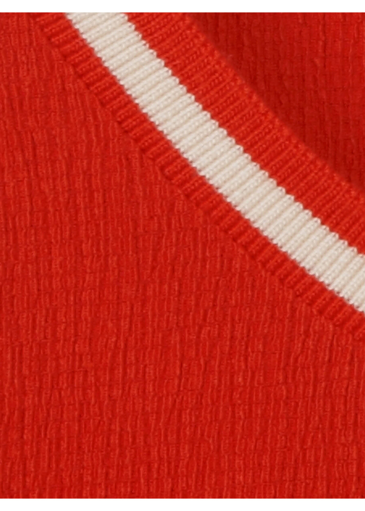 Chice Crêpe Halbarmbluse Red / 