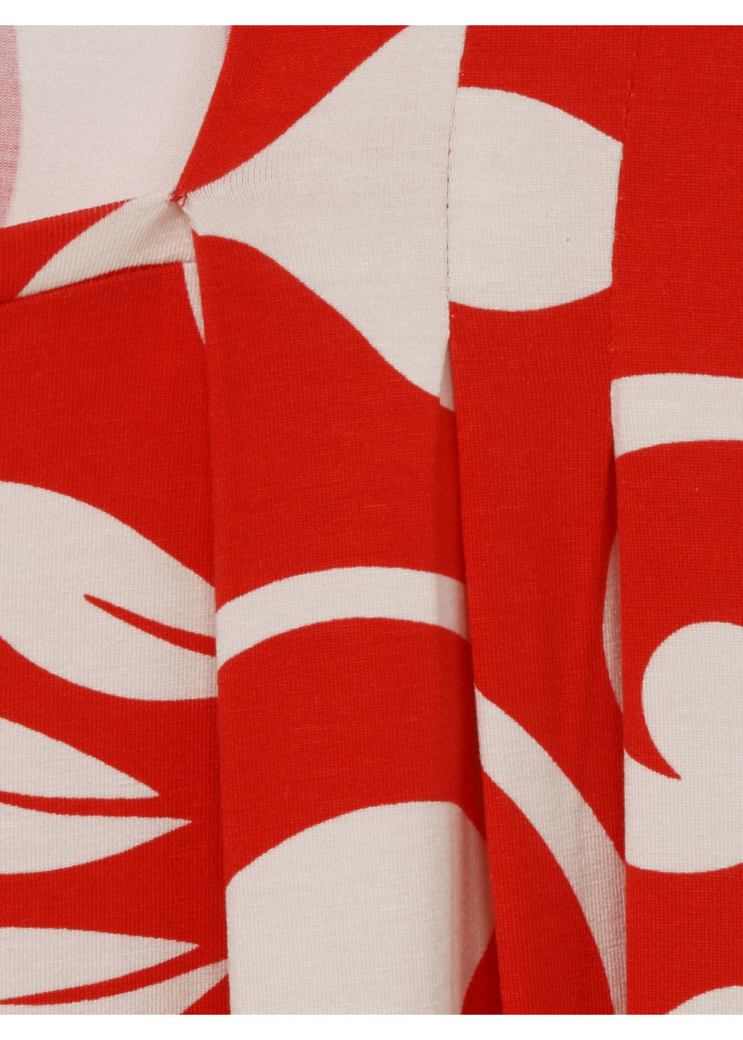 1/2-Arm Print-Shirt mit asymmetrischem Ausschnitt / 