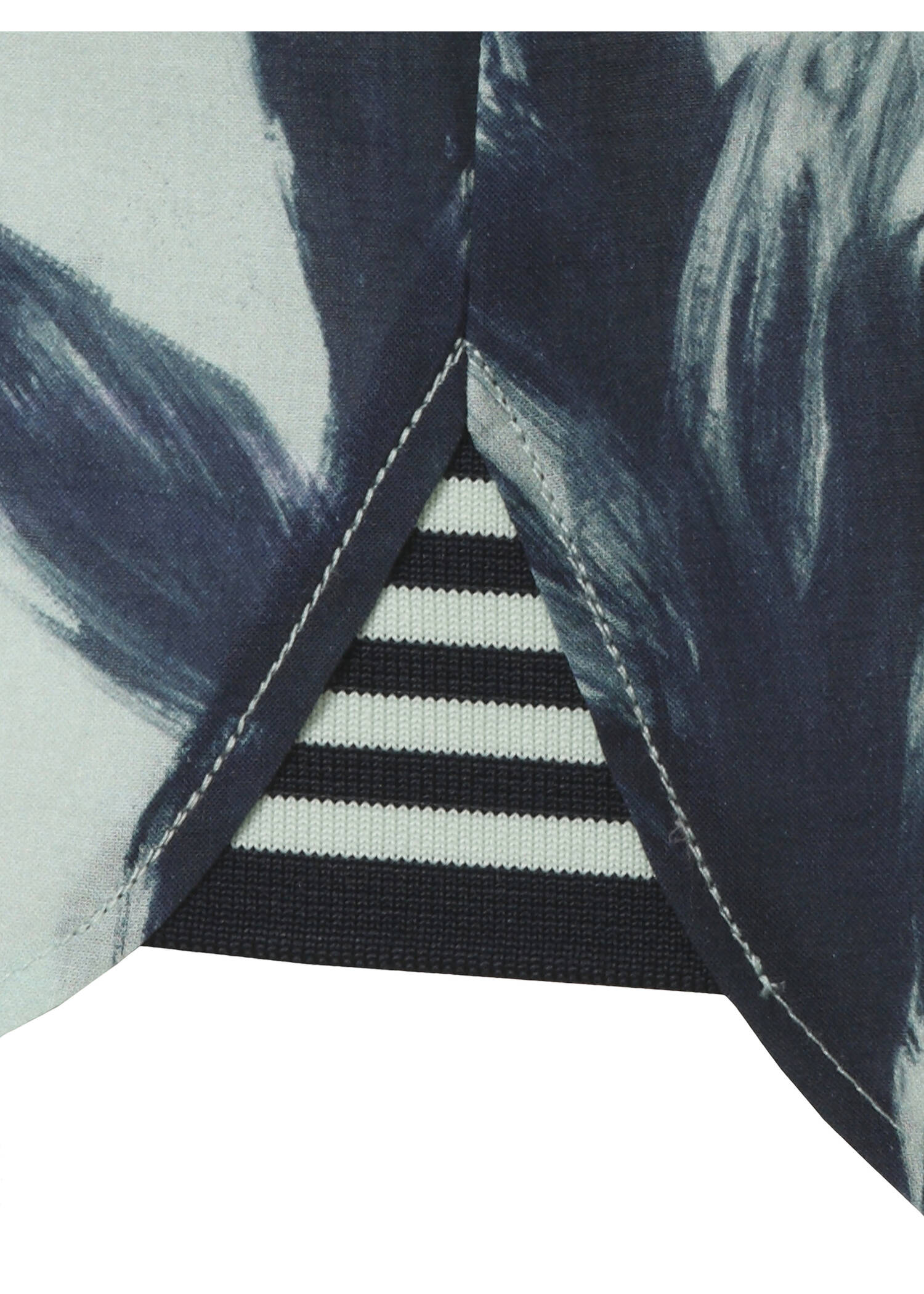 Zarte Baumwollbluse mit Allover-Print / 