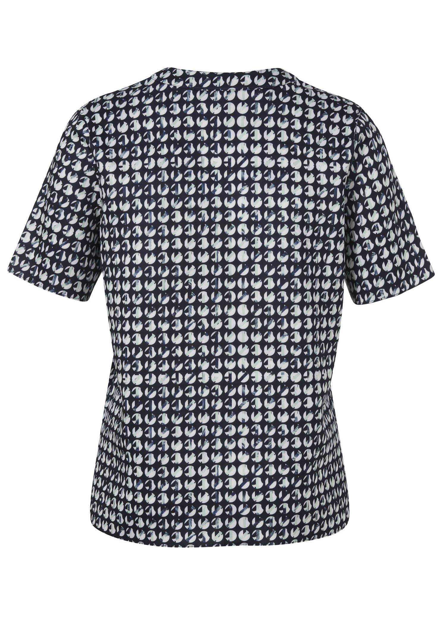 Innovatives Wende-Shirt aus Techno-Scuba mit offenen Kanten / 