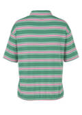 Softes T-Shirt mit Streifen und Gummizugsaum / 