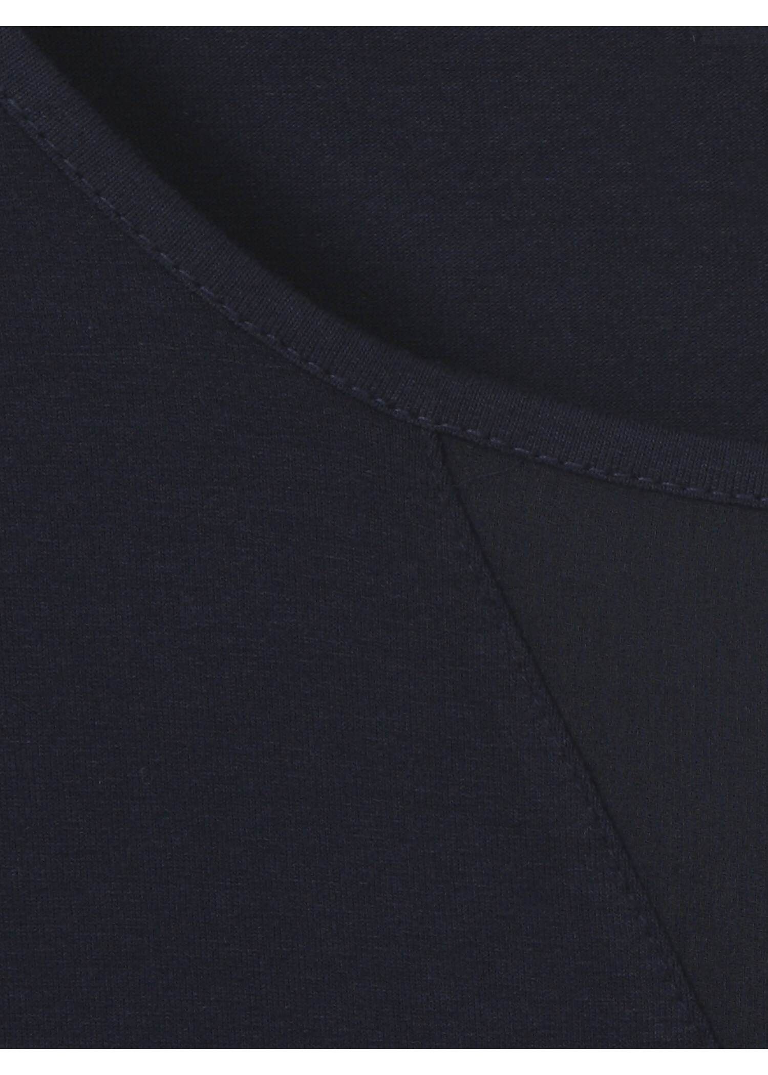 Edles Viskose-Jersey Shirt mit Einsatz am Dekolleté /
