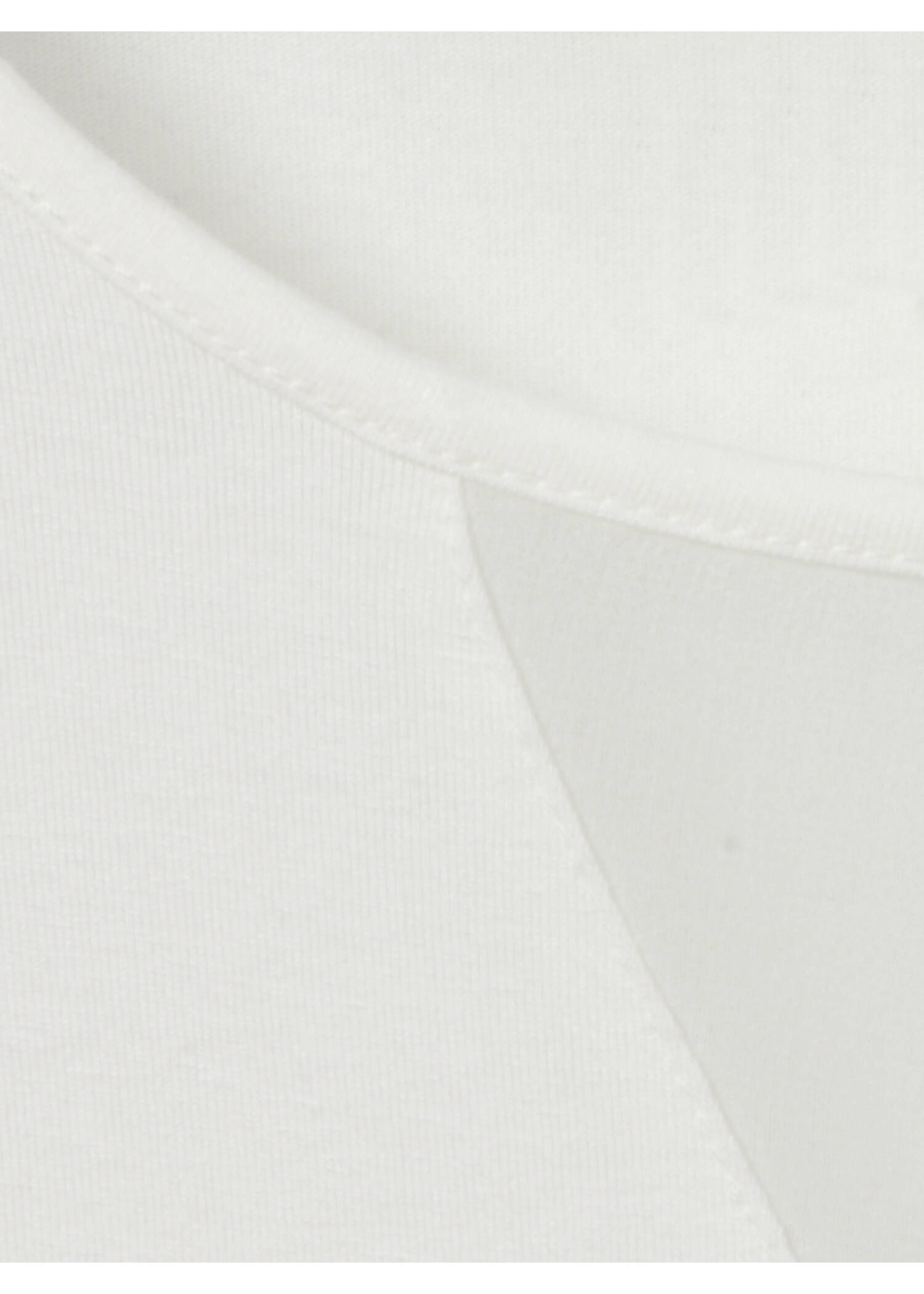 Edles Viskose-Jersey Shirt mit Einsatz am Dekolleté /