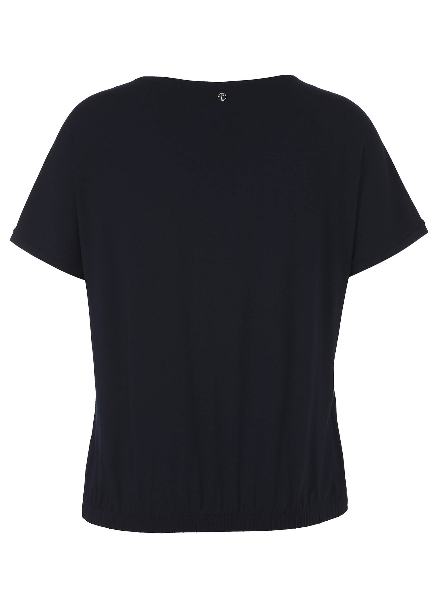 Edles Viskose-Jersey Shirt mit femininem V-Ausschnitt / 