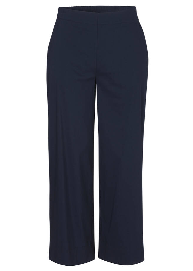 7/8 Sommerhose mit geradem Bein navy Frontansicht